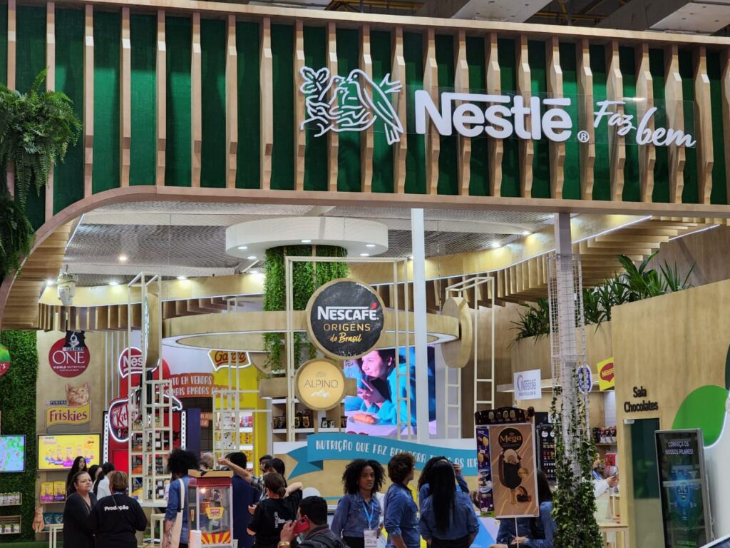 Estande da Nestlé