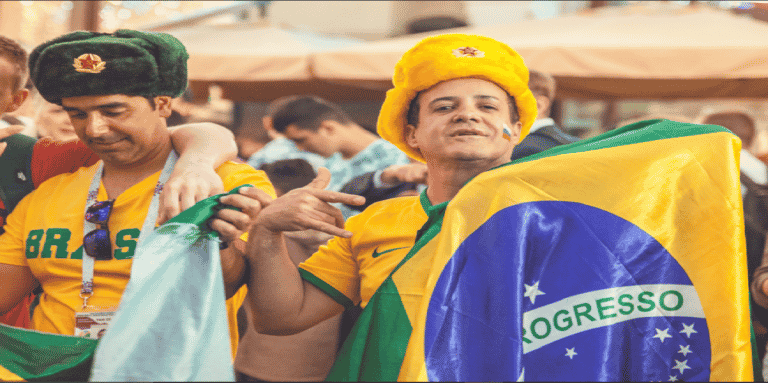 Torcedores do brasil, na copa do mundo do Qatar
